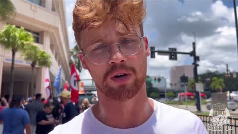 Currently a Fed Op taking place outside the convention center in Tampa, FLorida