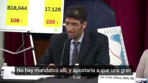 ESTO NO ES UNA PANDEMIA DE LOS NO VACUNADOS - PETER DOSHI EDITOR SENIOR DE LA BMJ / BRITISH MEDICAL