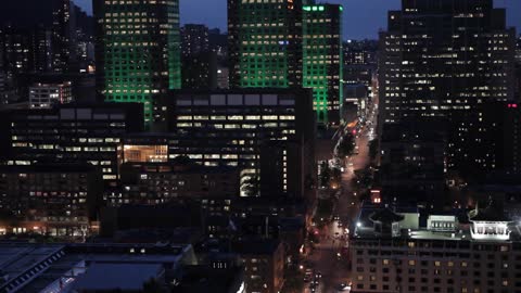 City view at night