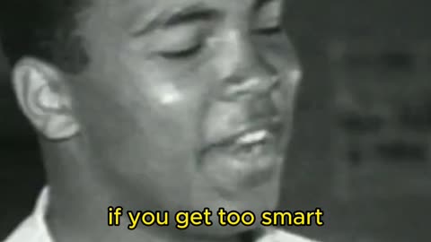 It is impossible to close Muhammad Ali's mouth