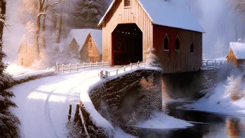 Old Fashioned Covered Bridge