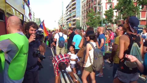 Barcelone Spain Gay LGBTQIA+ Pride 2015 Part 3