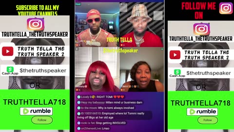 TOMIKAY JOINS MILAN LIVE TO TELL HIM DREBABY, & PREZ ZAE KISS HER ASS AFTER LIES ABOUT HER STEALING HAVE ALREADY BEEN DEBUNKED