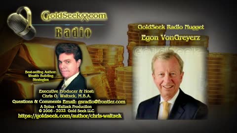 GoldSeek Radio Nugget -- Egon von Greyerz: Bullion allocation ratio of 80% gold and 20% silver