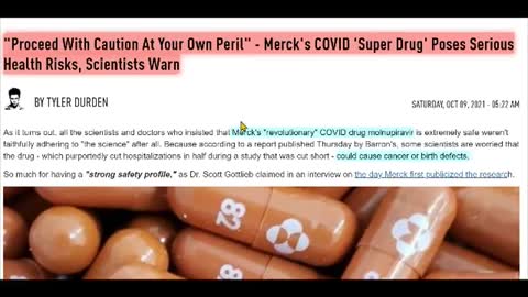 FDA Approves New Pfizer & Merck Medications To Treat Covid Are EXTREMELY DANGEROUS