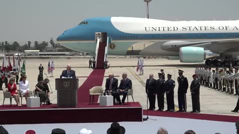 President Trump arrives in Israel