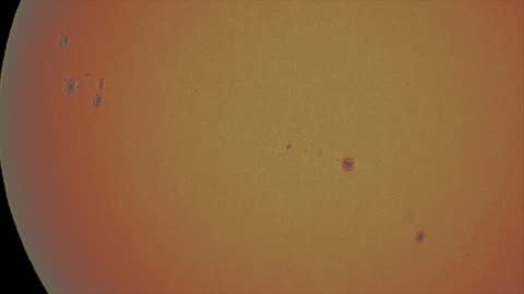 The Sun Flips -Live Sun Spots Cartwheeling The Opposite way & Downwards