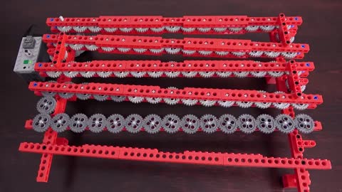 Making the Longest 1:1 Lego Gear Train