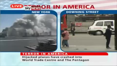 September 11th 2001 - As LIVE Sky News UK Studio Output - 9_11