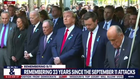 Trump And Vance Are Joined By Rudy Giuliani At 9/11 Memorial