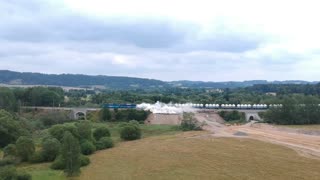 Derailment Caught by Drone