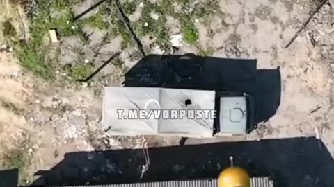 Unsuccessful dropping of ammunition from an AFU copter on the Bakhmut direction.