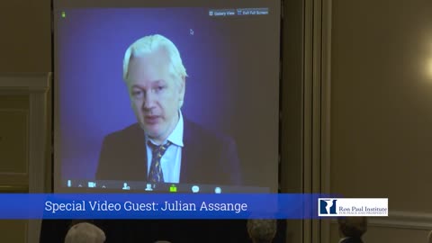 Flashback 2017: Julian Assange Joins The Ron Paul Institute Conference