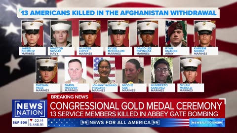 13 troops killed during Afghanistan withdrawal honored with Congressional Gold Medal | NewsNation No