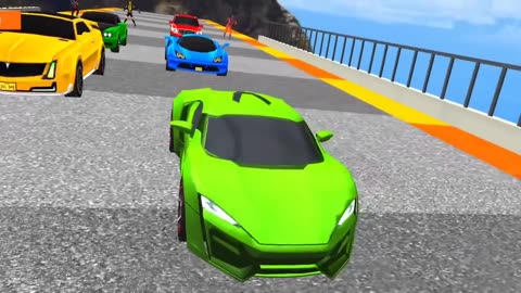 Ramp car racing gaming 3d