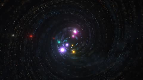 Hypnotic Universe Loop.Motion Graphic video. Visual Effect video. Motion Backdrop.