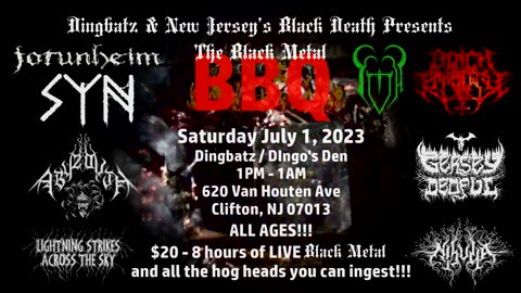 BLACK METAL BBQ