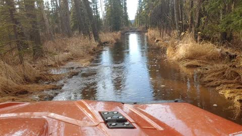 Off-road in Alaska in a Side By Side