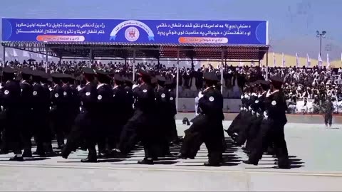 Taliban's Military Parade in Bagram Airfield