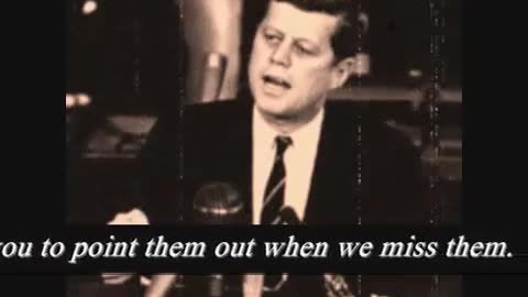 President John F Kennedy WARNING US ALL - RIP