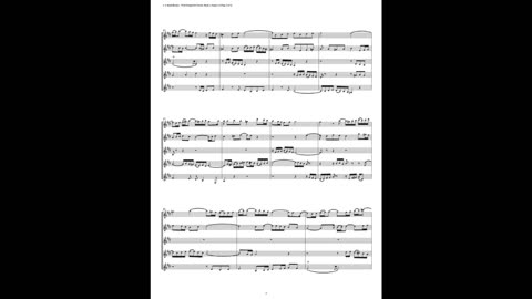 J.S. Bach - Well-Tempered Clavier: Part 1 - Fugue 23 (Clarinet Quintet)