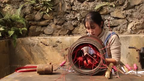 💡Genius Girl Repairs Super Huge Crawler Belt Conveyor That Bigger Than Cannon For Sand Plant Boss