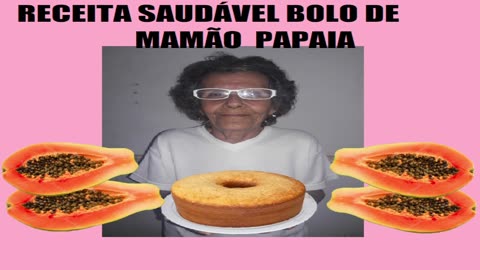 Bolo de Mamão Maduro