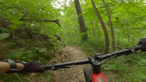 Camping & Mountain Biking Harmonie State Park Indiana July 7, 2023 weekend