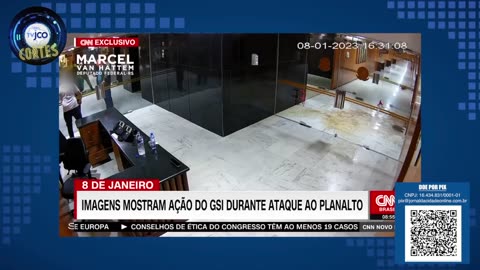 Novas imagens revelam agentes e ministro do GSI de Lula sem fazer nada em atos de 8 de janeiro