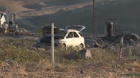 Aftermath of Turkish airstrikes in northern Syria.