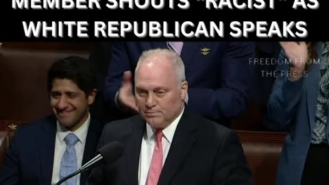 MAYHEM ON HOUSE FLOOR AFTER SQUAD MEMBER CORI BUSH SHOUTS "RACIST!" AT WHITE REPUBLICAN