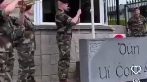 Ireland: The armed forces of the globohomo globalist pedo regime