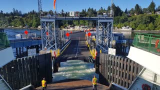 Ferry Boat Docking at Vashon Island