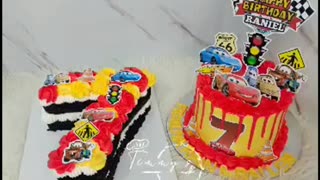 Decorating Custom Pixar Cars Cakes + Memes Installed