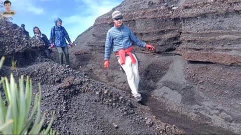 Pendaki gunung Rinjani