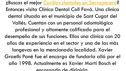 Consigue las mejores Carillas dentales en Serraperera