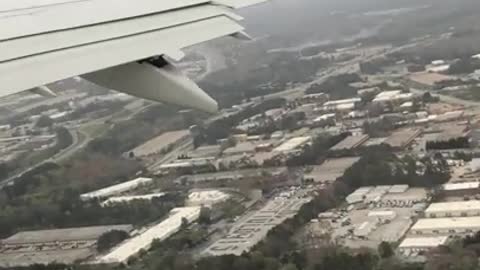 Taking off from Atlanta 3-27-18.