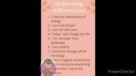 Morning affirmations 2