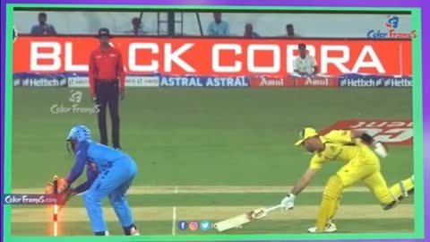 Dinesh Karthik makes mistake still run out Glenn Maxwell - Telugu Cricket News - Colorframes