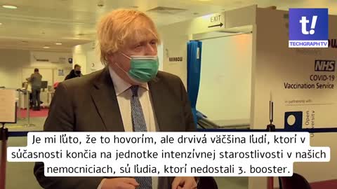 UK Boris po roku od začiatku očkovania propaguje urgentne 3 booster dávku... lebo to funguje 🤔