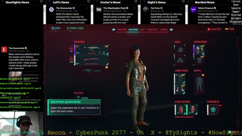 Cyberpunk 2077 - Part 5 #TySights #SGR #LIVE #NewsTrends 8/22/23