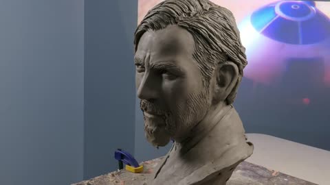 Turning Obi-Wan into Ben Kenobi - Sculpture Timelapse