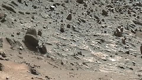 Curiosity Mars Rover Images- View of the planet mars