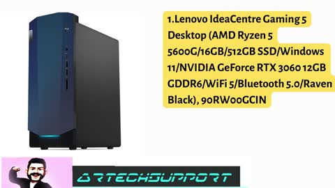 Lenovo IdeaCentre Gaming 5 Desktop AMD Ryzen 5