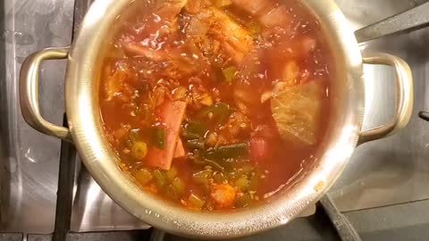 Cooking for One | Budae Jjigae recipe for one (Korean Army Soup)