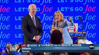 Joe Biden Being Patronized By His Wife After His Weak Debate Performance