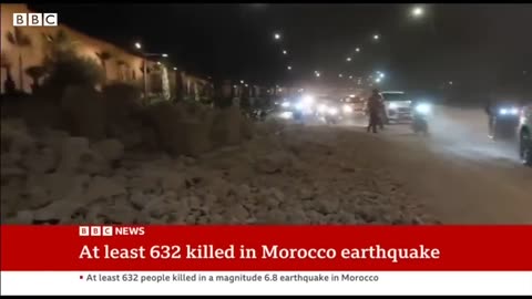 Morocco earthquake- Hundreds killed as buildings damaged - BBC Africa