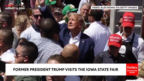 WATCH: Trump Visits Iowa State Fair