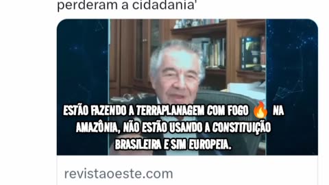 O STF ESTÁ USAR AS LEIS EUROPEIA E NÃO MÁS A CONSTITUIÇÃO BRASILEIRA.