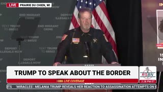 FULL SPEECH: Sheriff Dale McCullick Speaks at Trump Event in Prairie du Chien, WI - 9/28/24